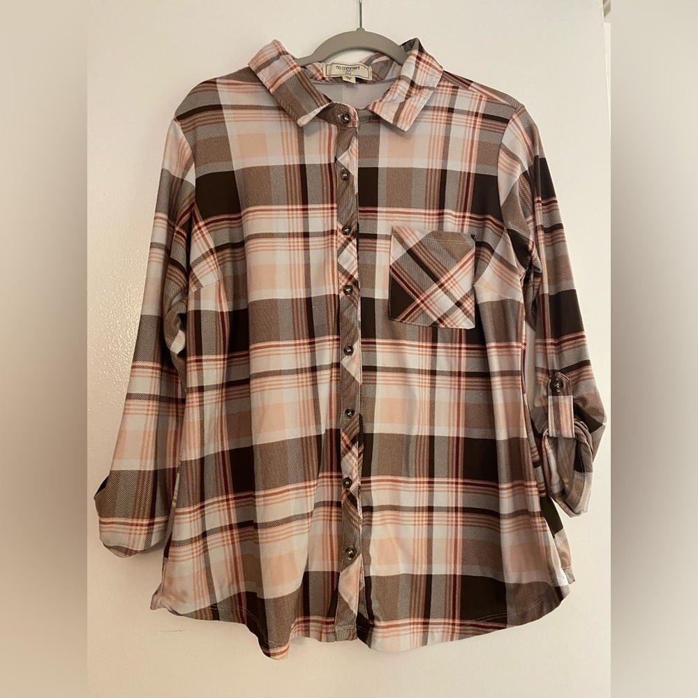 Plaid blouse